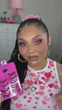 Load and play video in Gallery viewer, Lashes (5 pairs). Volumizing cruelty free false eye lashes
