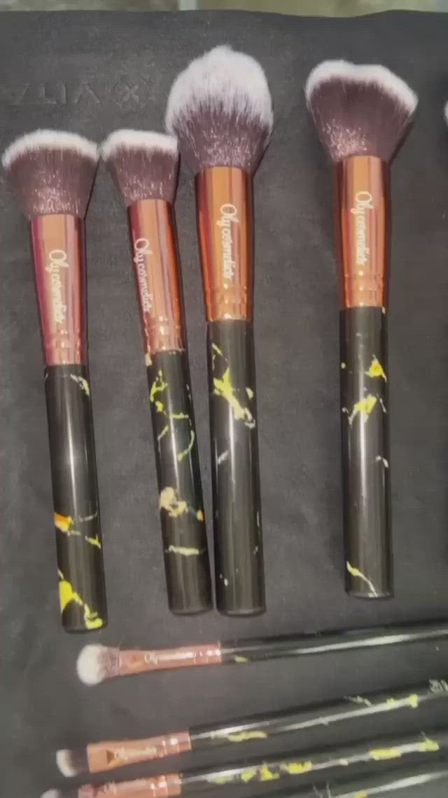 Brushes set Oval 10 - KTB Cosmetics