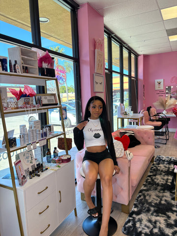 Oly Cosmetics Lounge Wear 2 Piece Short Set - Black