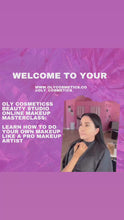 Load and play video in Gallery viewer, Oly Cosmetics Beauty Studio Online Makeup Masterclass: Learn How To do Your Own Makeup
