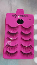 Load and play video in Gallery viewer, Lashes (5 pairs). Volumizing cruelty free false eye lashes
