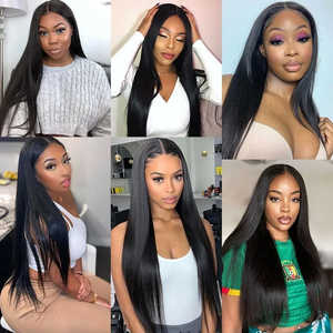 Oly Virgin Hair Straight Hair Wigs 13x6 Lace Frontal Wigs 100% Human Hair Wigs