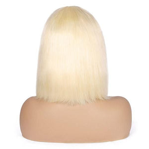 Oly Virgin Hair Blonde Bob Wig Lace Front Human Hair Wigs 13x4 Lace Wigs 100% Human Virgin Hair