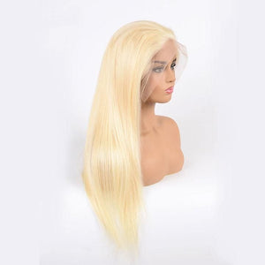 Oly Virgin Hair Straight Blonde Wig Lace Front Human Hair Wigs 13x4 Lace Wigs 100% Human Virgin Hair Wigs