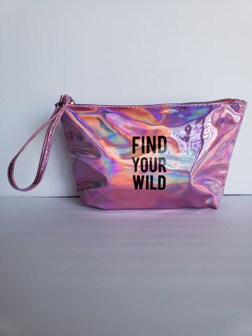 Makeup Bag ( beautiful, iridescent lazer colors)